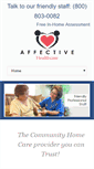 Mobile Screenshot of affectivehealthcare.com